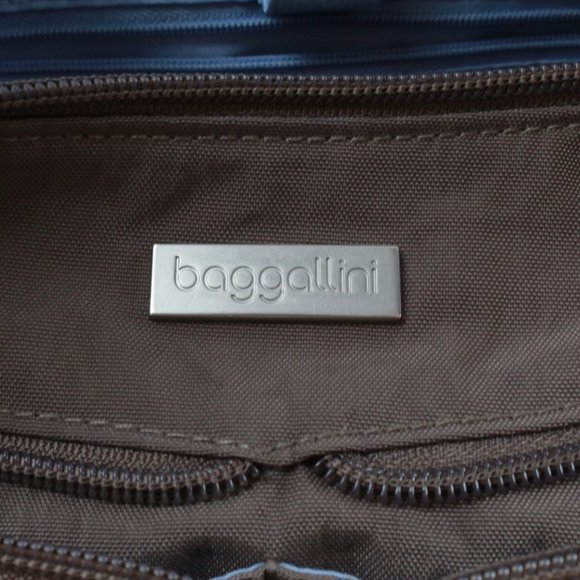 BAGGALLINI Brown Nylon Medium Shoulder Strap Bag - Picture 6 of 8